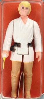 STAR WARS - LUKE SKYWALKER 12 BACK-C AFA 85 NM+ (BLONDE HAIR).