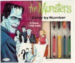 THE MUNSTERS COLOR BY NUMBER FACTORY-SEALED BOXED SET.