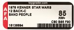 STAR WARS - SAND PEOPLE (TUSKEN RAIDER) 12 BACK-C AFA 85 NM+.