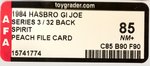 G.I. JOE: A REAL AMERICAN HERO - SPIRIT SERIES 3/32 BACK AFA 85 NM+.