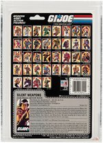 G.I. JOE: A REAL AMERICAN HERO - QUICK KICK SERIES 4/36 BACK AFA 90 NM+/MT.