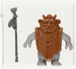 STAR WARS: EWOKS - CHIEF CHIRPA UNPAINTED FIRST SHOT FOR UNPRODUCED ACTION FIGURE AFA 85 NM+.