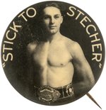 C. 1915 WORLD'S CHAMPION WRESTLER JOE STECHER WEARING HIS CHAMPIONSHIP BELT.