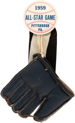 1959 MLB ALL-STAR GAME "PITTSBURGH PA." BUTTON W/ATTACHMENTS.