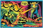 MARVEL SUPERHEROES THIRD EYE BLACK LIGHT #4010 RESURRECTION OF HELA BY ODIN POSTER.