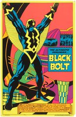 MARVEL SUPERHEROES THIRD EYE BLACK LIGHT #4009 BLACK BOLT POSTER.