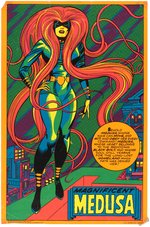 MARVEL SUPERHEROES THIRD EYE BLACK LIGHT #4013 MAGNIFICENT MEDUSA POSTER.