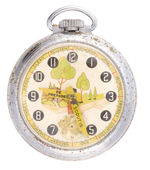 BOY SCOUT "BE PREPARED" 1937 INGERSOLL POCKETWATCH.