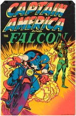 MARVEL SUPERHEROES THIRD EYE BLACK LIGHT #4015 CAPTAIN AMERICA & FALCON POSTER.