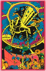 MARVEL SUPERHEROES THIRD EYE BLACK LIGHT #4018 IT'S PSYKLOP (HULK) POSTER.