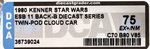 STAR WARS: THE EMPIRE STRIKES BACK - TWIN-POD CLOUD CAR DIE-CAST 11 BACK-B DCA 75 EX+/NM.