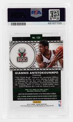 2013 PANINI CRUSADE #122 GIANNIS ANTETOKOUNMPO ROOKIE CARD PSA MINT 9.