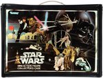 STAR WARS CARRYING CASE WITH REVISED BOBA FETT FIGURE INSERT.