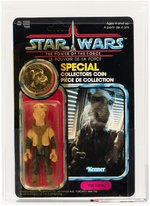 STAR WARS: POWER OF THE FORCE - YAK FACE 92 BACK AFA 75 Y-EX+/NM CANADA.