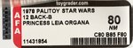 PALITOY STAR WARS - PRINCESS LEIA 12 BACK-B AFA 80 NM.