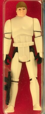 STAR WARS: THE POWER OF THE FORCE - LUKE SKYWALKER (STORMTROOPER DISGUISE) 92 BACK AFA UNCIRCULATED U80+ Y-NM.