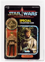 STAR WARS: THE POWER OF THE FORCE - LUKE SKYWALKER (BATTLE PONCHO) 92 BACK AFA UNCIRCULATED U85 Y-NM+.