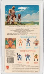 MASTERS OF THE UNIVERSE - HE-MAN EUROPEAN (YELLOW BORDER) AFA 85 NM+.