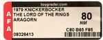 KNICKERBOCKER THE LORD OF THE RINGS - ARAGORN AFA 80 NM.