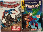 AMAZING SPIDER-MAN SILVER AGE COMIC LOT OF 11 ISSUES.