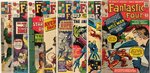 FANTASTIC FOUR SILVER AGE COMIC LOT OF 10 ISSUES.