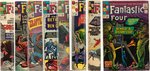 FANTASTIC FOUR SILVER AGE COMIC LOT OF 10 ISSUES.