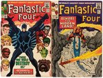 FANTASTIC FOUR SILVER AGE COMIC LOT OF 12 ISSUES.