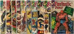 FANTASTIC FOUR SILVER AGE COMIC LOT OF 12 ISSUES.