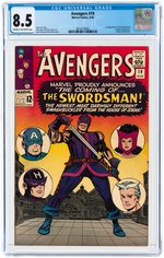 AVENGERS #19 AUGUST 1965 CGC 8.5 VF+ (FIRST SWORDSMAN).