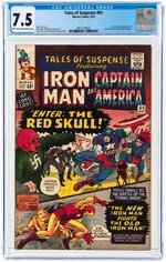 TALES OF SUSPENSE #65 MAY 1965 CGC 7.5 VF- (FIRST SILVER AGE RED SKULL).