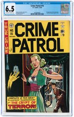 CRIME PATROL #16 FEBRUARY-MARCH 1950 CGC 6.5 FINE+.