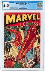 MARVEL MYSTERY COMICS #70 MARCH 1946 CGC 5.0 VG/FINE.