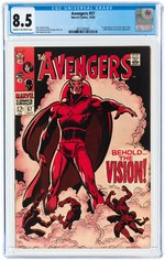 AVENGERS #57 OCTOBER 1968 CGC 8.5 VF + (FIRST SILVER AGE VISION).