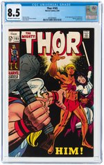 THOR #165 JUNE 1969 CGC 8.5 VF+ (FIRST FULL HIM/ADAM WARLOCK).