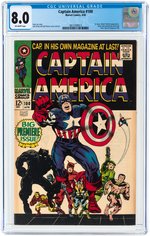 CAPTAIN AMERICA #100 APRIL 1968 CGC 8.0 VF.