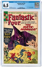 FANTASTIC FOUR #21 DECEMBER 1963 CGC 6.5 FINE+ (FIRST HATE-MONGER).