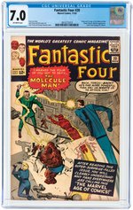 FANTASTIC FOUR #20 NOVEMBER 1963 CGC 7.0 FINE/VF (FIRST MOLECULE MAN).