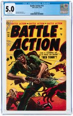 BATTLE ACTION #14 DECEMBER 1954 CGC 5.0 VG/FINE.