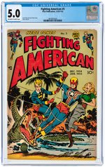 FIGHTING AMERICAN #5 DECEMBER 1954-JANUARY 1955 CGC 5.0 VG/FINE.