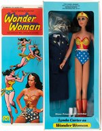 MEGO 12.5" LYNDA CARTER AS WONDER WOMAN IN BOX.