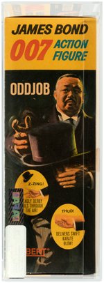 GILBERT JAMES BOND 007 ODD JOB ACTION FIGURE IN BOX AFA 75 Q-EX+/NM.