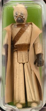 STAR WARS - SAND PEOPLE (LIGHT BROWN) 20 BACK-H WITH EXTENDED OFFER STICKER QUALITY CONTROL SIGN-OFF AFA 75 EX+/NM.