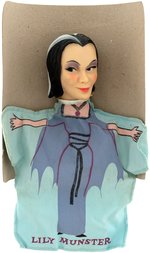 THE MUNSTERS - LILY MUNSTER VERY RARE BOXED IDEAL HAND PUPPET.