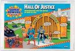 DC COMICS SUPER POWERS COLLECTION - HALL OF JUSTICE FACTORY-SEALED PLAYSET AFA 80 NM.