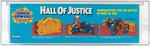 DC COMICS SUPER POWERS COLLECTION - HALL OF JUSTICE FACTORY-SEALED PLAYSET AFA 80 NM.