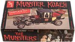 THE MUNSTERS - MUNSTER KOACH AMT MODEL SHIPPING BOX & BOXED MODEL KIT.