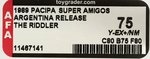 PACIPA SUPER AMIGOS COLECCION RIDDLER AFA 75 Y-EX+/NM.