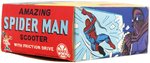 AMAZING SPIDER-MAN SCOOTER BOXED MARX FRICTION TOY.