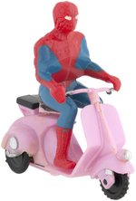 AMAZING SPIDER-MAN SCOOTER BOXED MARX FRICTION TOY.