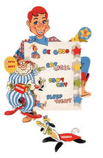 "HOWDY DOODY BEHAVIOR CHART" BOXED WALL DECORATION.